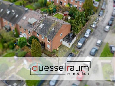 Gerresheim: geräumiges Reihenendhaus mit Südgarten, Balkon und Garage in ruhiger Lage!