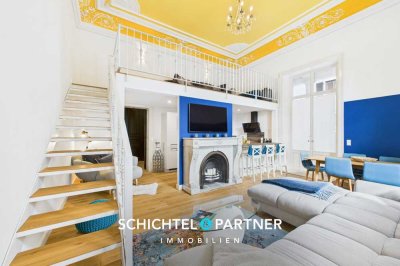 Vegesack | Atemberaubende Altbauwohnung in der Villa Fritze im Toscana-Stil