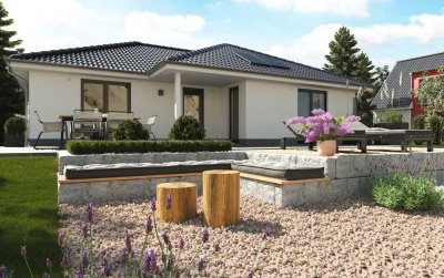 Regional und sicher gebaut: Modern, ebenerdig & effizient – Unser Bungalow für jede Lebensphase!