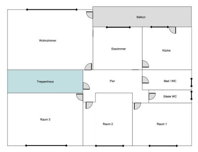 Traumhaft schöne 4-5 Zimmer Wohnung in Zweifamilienhaus in Goddelau zu vermieten