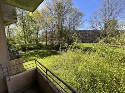 2,5 Zimmer-Wohnung mit Balkon und Tageslichtbad mit Wanne
