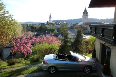 Privates Aussichtsanwesen über historischer Altstadt in Österreich