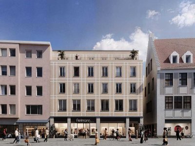 Bestlage in Augsburg, Neubau 3-Zi-Whg. direkt am Stadtmarkt - Annastrasse 17