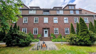 STADE-OTTENBECK PROVISIONSFREI: Helle 3-Zimmer-Wohnung mit traumhaften Balkon und großen Garten