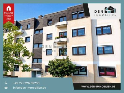 Familienfreundliche 3,5-Zimmer-Wohnung (87 m²) mit großer Loggia in der Oststadt + Tiefgarage