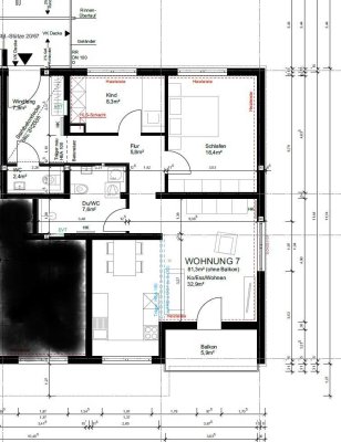 Ab August 2024: Barrierefreie 3,5 Zimmer Wohnung mit Balkon und Einbauküche