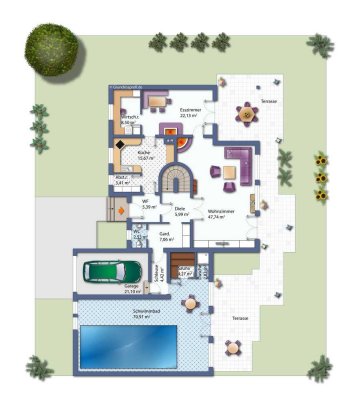 Haus & Büro & Lager in einem