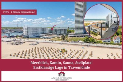 Meerblick, Kamin, Sauna, Stellplatz!
Erstklassige Lage in Travemünde