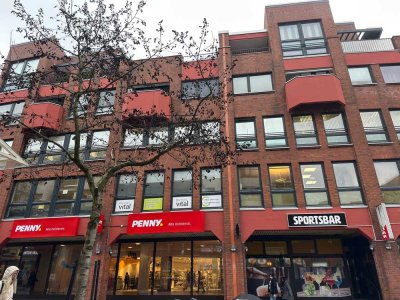 Zentral gelegene 2 Zimmer ETW mit Fahrstuhl und Balkon  in Fußgängerzone von Lohbrügge