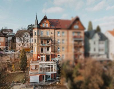 Einzigartige Terrassenwohnung mit Weitblick in Innenstadtlage von Rottweil