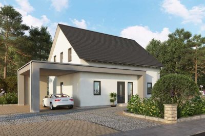 Modernes Einfamilienhaus in Sommerkahl inkl. Grundstück, Technikfertig, Bodenplatte und KFW55 - KFN