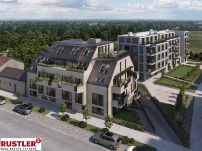 Wohnen beim Wasser - südseitige Gartenwohnungen mit 2 Bädern in begehrter Grünruhelage!
