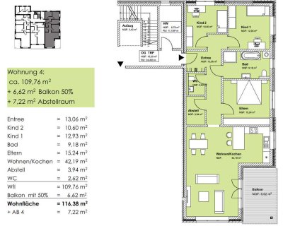 Barrierefreie 4 Zimmerwohnung in Groß Schwülper