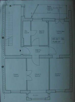 Wunderschöne 5-Zimmer Maisonettewohnung ab sofort in Düsseldorf-Flingern zu vermieten