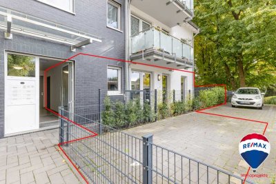 Repräsentative EG-Wohnung mit Terrasse & Garten in ruhiger Lage