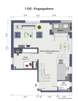 Moderne 3,5-Zimmer Maisonette in Dortmund-Brechten mit Garage