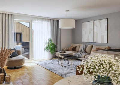 PROVISIONSFREI: Exklusive 2-Zimmer-Dachgeschosswohnung mit traumhafter Terrasse – ideal für Eigennutzer &amp; Anleger