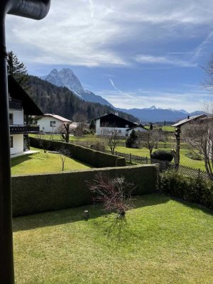 Wunderschöne Aussicht aus 3 Zi.- Wohnung in Garmisch - Beste Lage