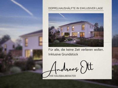 TOP Lage nahe BER - Doppelhaushälfte mit wunderschönem Grundstück