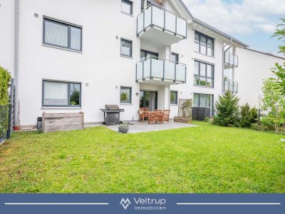 WOHNQUALITÄT TRIFFT AUF GARTENIDYLLE 
2-ZIMMER-WOHNUNG IN RUHIGER LAGE