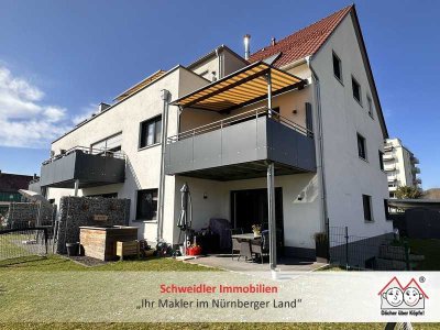 Traum für Gartenliebhaber: Top moderne 3+2-Zimmer-Eigentumswohnung in herrlicher Lage von Hersbruck