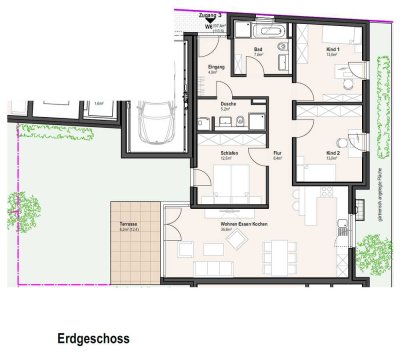 Neubau Gartenwohnung in Toplage Frankfurt/Eckenheim