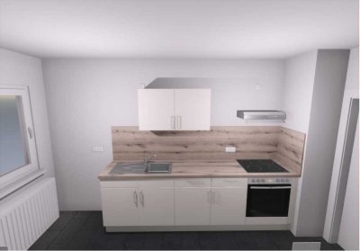 Starter-Wohnung mit Dusche und Einbauküche