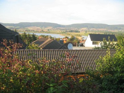 Schöne Wohnung im Grünen mit Terrasse und Garten in Rinteln-Hohenrode mit Blick auf Baggersee