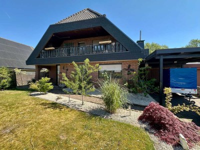 Einfamilienhaus mit Schwimmbad, Sauna und großem Grundstück in ruhiger Lage in Hesel