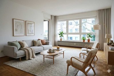 Von Privat: Familientraum in HD-Neuenheim in Premiumlage: 3,5-Zimmer mit West-Balkon, TG & Garten