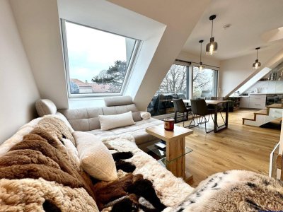 Stylische Neubaumaisonette mit Komfortausstattung und XL-Terrasse