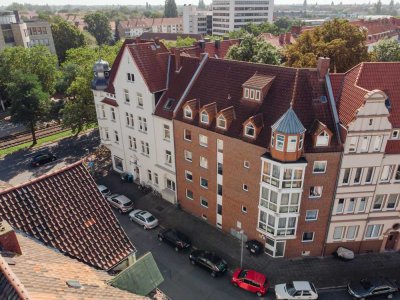 2-Zimmer-Wohnung im 3. OG mit Balkon und Blick ins Grüne - Erstbezug nach Kernsanierung