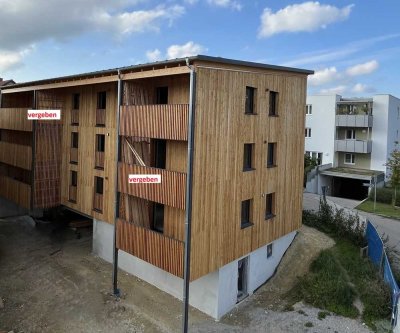 Neubau 3-Zimmer Wohnung in Massivholzbauweise mit Balkon