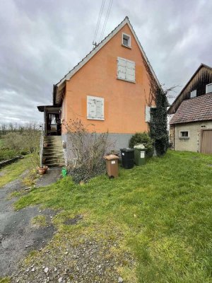 Renovierungsbedürftige Immobilie mit idyllischem Naturblick