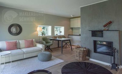 hochwertige 3 Zimmer Eigentumswohnung mit Kamin und Zugang zum Brabandkanal in Hamburg Alsterdorf