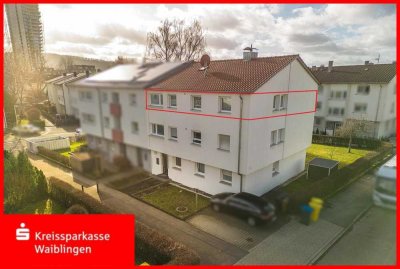 Fellbach: Sofort beziehbare 3,5 Zimmerwohnung inkl. Garage in zentraler Lage