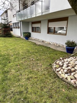 Sehr gepflegtes 2-Apartment in ruhiger Wohnlage von Waiblingen mit Gartenanteil und Terrasse