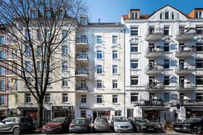 Stilvoll modernisierte Altbauwohnung in Hoheluft-Ost – Isemarkt & U-Bahn fast vor der Tür