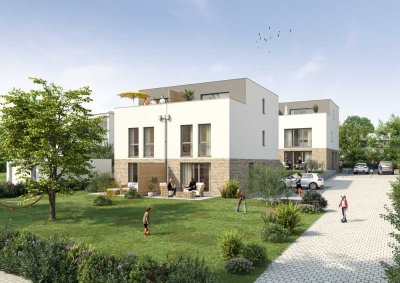 Familientraum mit Garten, Stellplatz und Dachterrasse in Frankfurt Bergen