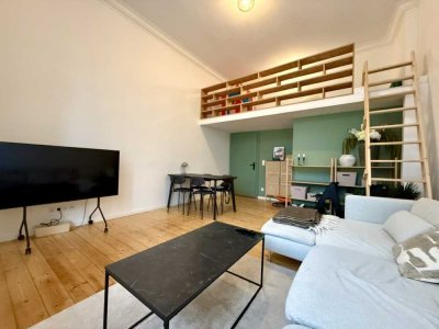 Ideal für Kapitalanleger! Drei Zimmer mit Mezzaningeschossen und Einbauküche!