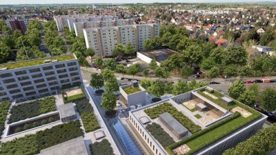 Vermietete 2-Zimmer-Kapitalanlage mit Balkon & TG-Stellplatz in München-Aubing
