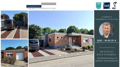Sanierter Bungalow mit Garage und Stellplätzen in Grünlage