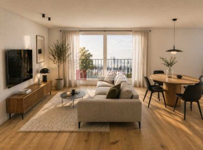 Moderne Studio-Maisonette mit Terrasse in kleiner, exklusiver Einheit