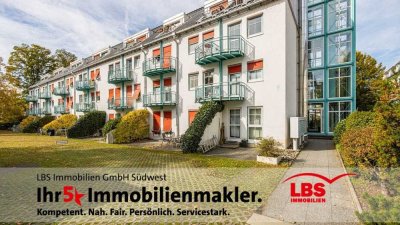KN-Petershausen: 1-Zimmer Appartement mit West-Terrasse, Pantryküche und TG-Stellplatz - bezugsfrei