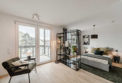 Ideal geschnittenes Apartment mit Einbauküche und offener Raumgestaltung in der Seestadt