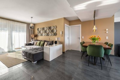 Moderne 3-Zimmer Wohnung mit großem Westbalkon, Carport &amp; E-Auto Anschluss – INKL. HEIZUNG