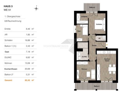 + Osterangebot: Wohnen mit Wohlfühlfaktor + 3,5-Raum-Whg. mit Südbalkon, Einbauküche & TG-Stellplatz