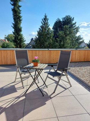 3,5 Zi- Wohnung mit neuer großer Dachterrasse