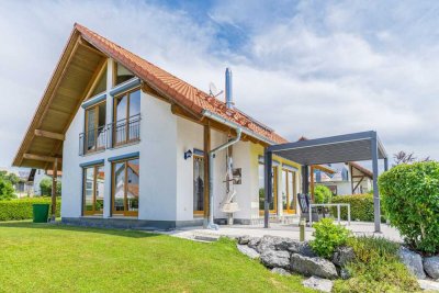 Gemütlich wohnen - ruhig leben! 
Tolles Einfamilienhaus mit Doppelgarage