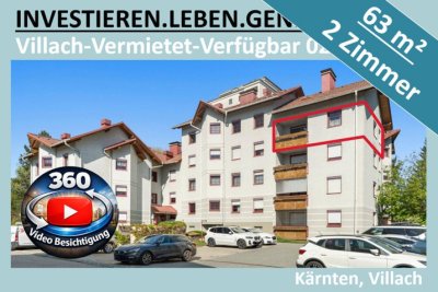 63 M² WOHNUNG MIT 2 ZIMMER (VERMIETET BIS 02.2029)